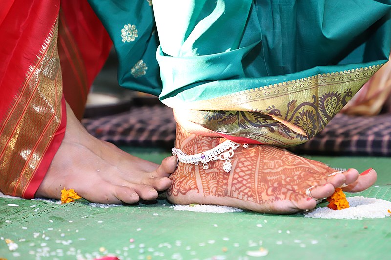 Saptapadi Ceremony in Hindu religion